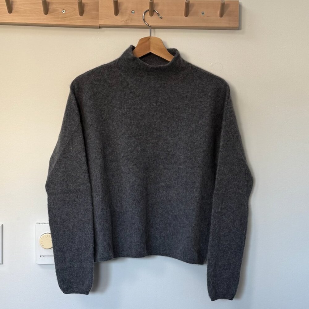 Aqua Bloomingdales Cashmere Mock Neck